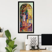 Abraham wird Isaac seinen Sohn anbieten Poster (Heimbüro)