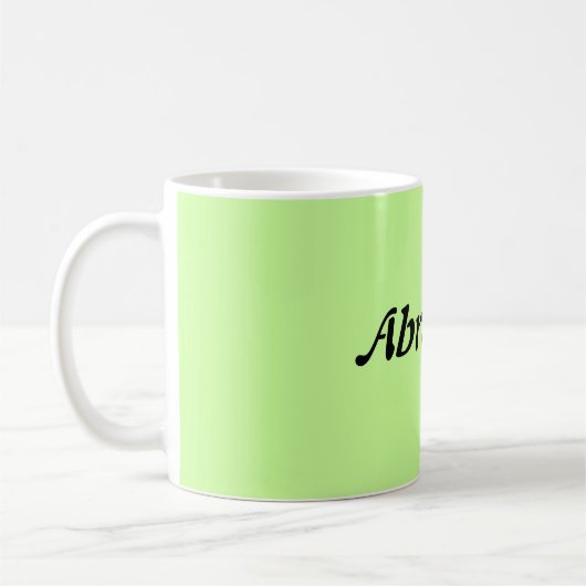 AbrahamnamensTasse Kaffeetasse (Links)