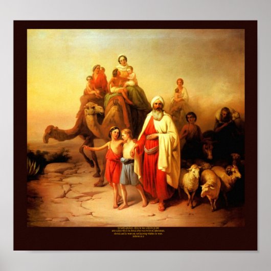 Abrahams Journey von Josef Molnar Poster (Vorne)