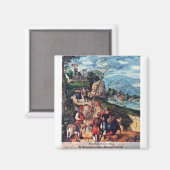 Abrahams Opfer durch Braunschweiger Monogrammist Magnet (Vorderseite/Rückseite)