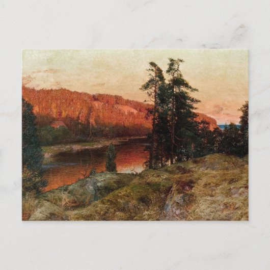 Abrahamssons ”Abendsonne”-Postkarte Postkarte (Vorderseite)