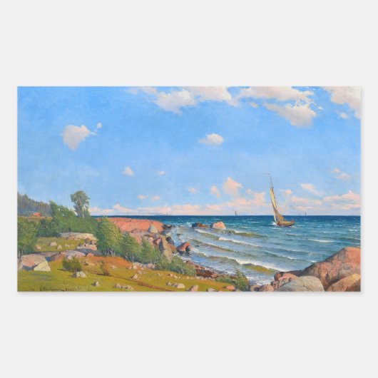 Abrahamssons"Archipelago"-Aufkleber Rechteckiger Aufkleber (Vorderseite)