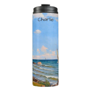 Abrahamssons "Archipelago"-individuelle Name-Tromm Thermosbecher