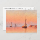 Abrahamssons Sailboats Postkarte (Vorne/Hinten)