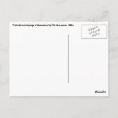 Abrahamssons Segelboote Postkarte (Rückseite)