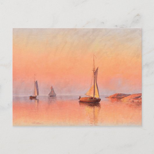 Abrahamssons Segelboote Postkarte (Vorderseite)