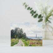 Abrahamssons Segelboote Postkarte (Stehend Vorderseite)