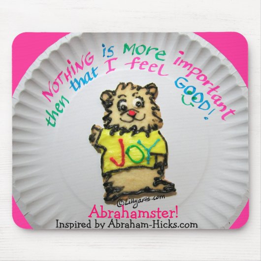 Abrahamster Plätzchen-Gefühl gutes Mousepad (Vorne)