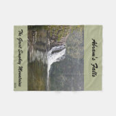 Abrams Falls-Smokey Mountains Fleecedecke (Vorderseite (Horizontal))