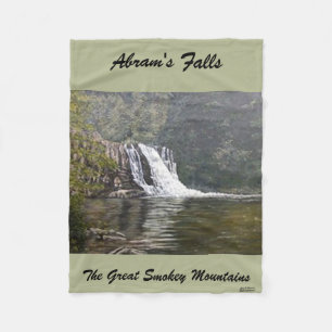 Abrams Falls-Smokey Mountains Fleecedecke