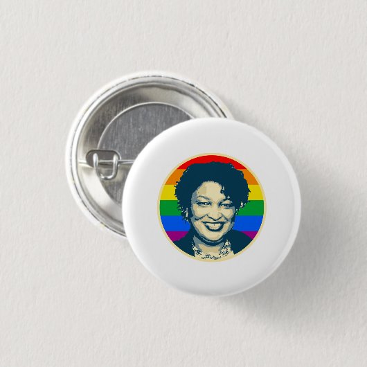 ABRAMS LGBT-ABZEICHEN BUTTON (Vorne & Hinten)