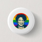 ABRAMS LGBT-ABZEICHEN BUTTON (Vorderseite)