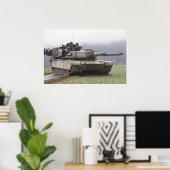 Abrams M1A1 Poster (Heimbüro)
