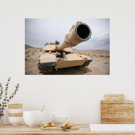 Abrams M1A1 Poster (Küche)