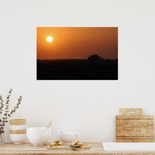 Abrams M1A1 Poster (Küche)