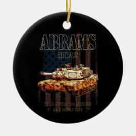Abrams M1A2 MBT United Staaten Main Battle Tank Keramik Ornament