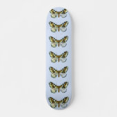 Abraxas grossulariata The Magpie Moth Color Image Skateboard (Vorne)