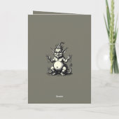 Abraxas Schlangenbeiniger Trickster Karte (Rückseite)