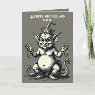 Abraxas Schlangenbeiniger Trickster Karte