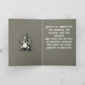 Abraxas Schlangenbeiniger Trickster Karte (Innenseite)