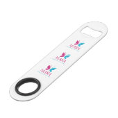 Abrebotellas de Acero Inoxidable – Duradero y Func Speed Flaschenöffner (Vorderseite Schrägansicht)