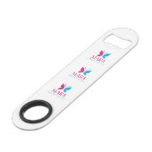 Abrebotellas de Acero Inoxidable – Duradero y Func Speed Flaschenöffner (Rückseite Schrägansicht)