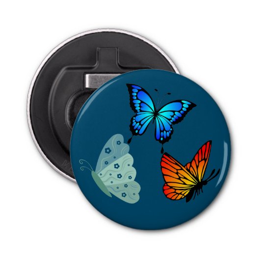 abrebotellas de mariposas redondo flaschenöffner (Vorderseite)