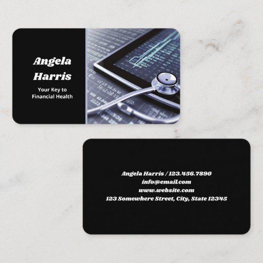 Abrechnung Visitenkarte (Vorne/Hinten)