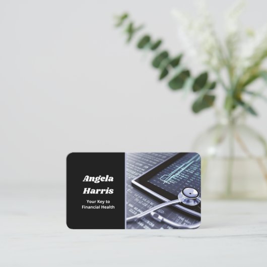 Abrechnung Visitenkarte (Stehend Vorderseite)