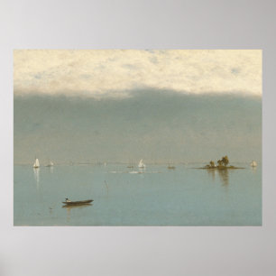 Abreise aus dem Sturm   John Frederick Kensett Poster