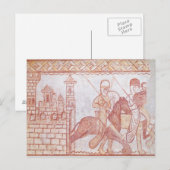 Abreise der Kreuzfahrer Postkarte (Vorne/Hinten)
