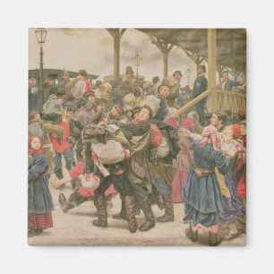 Abreise für den Krieg, 1888 Magnet