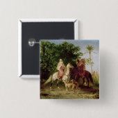 Abreise für die Jagd Button (Vorne & Hinten)