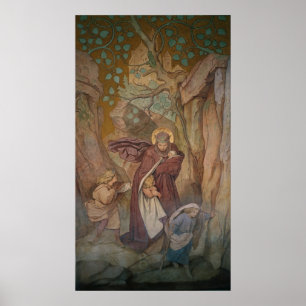 Abreise von der Wartburg Poster