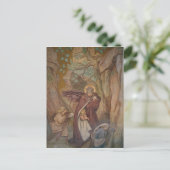 Abreise von der Wartburg Postkarte (Stehend Vorderseite)