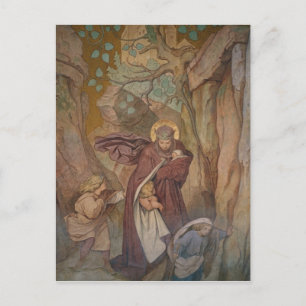 Abreise von der Wartburg Postkarte