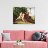 Abreise zur Jagd Leinwanddruck (Insitu (Wohnzimmer))
