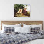 Abreise zur Jagd Leinwanddruck (Insitu (Schlafzimmer))