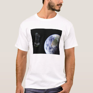 Abreisendes Spitzer die Erde bald nach T-Shirt