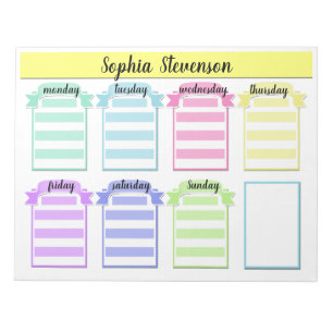 Abreißen des Kalenders, kreieren Sie sich selbst, Notizblock