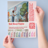 Abreißflyer | Einstellungsflyer für Maler & Dekora Flyer (Hand)
