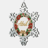 Abril Baby’s First Christmas Snowflake Ornament (Rechts)