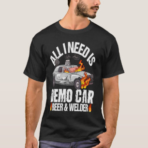 Abriss Derby Cars Zitat für ein Demo-Derby-Laufwer T-Shirt