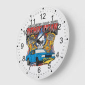 Abriss Derby Große Wanduhr (Winkel)