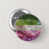 Abrosexual Nebelfleck-Flaggen-Button Button (Vorne & Hinten)