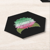 Abrosexual Sonnenblumen Geschenk LGBT Abrosexual Untersetzer (angewinkelt)