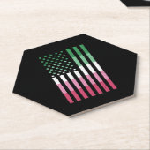 Abrosexual USA Flag LGBT Geschenk Abrosexual Untersetzer (angewinkelt)