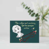 Abrufen der Jumper-Kabel-Postkarte Postkarte (Stehend Vorderseite)