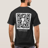 "Abrupter Fluch aus der Tyrannei" Dunkler Abschlag T-Shirt (Rückseite)