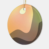 Abrutschen Keramik Ornament (Links)